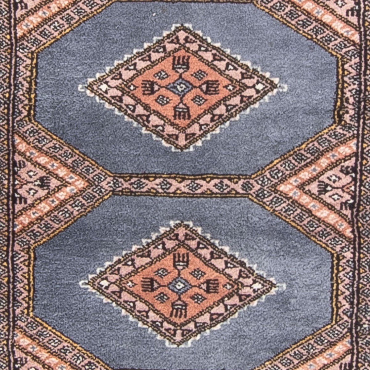 Tapis de couloir Tapis Pakistani - 325 x 80 cm - bleu clair
