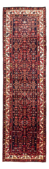 Tapis de couloir Tapis persan - Nomadic - 412 x 105 cm - bleu foncé