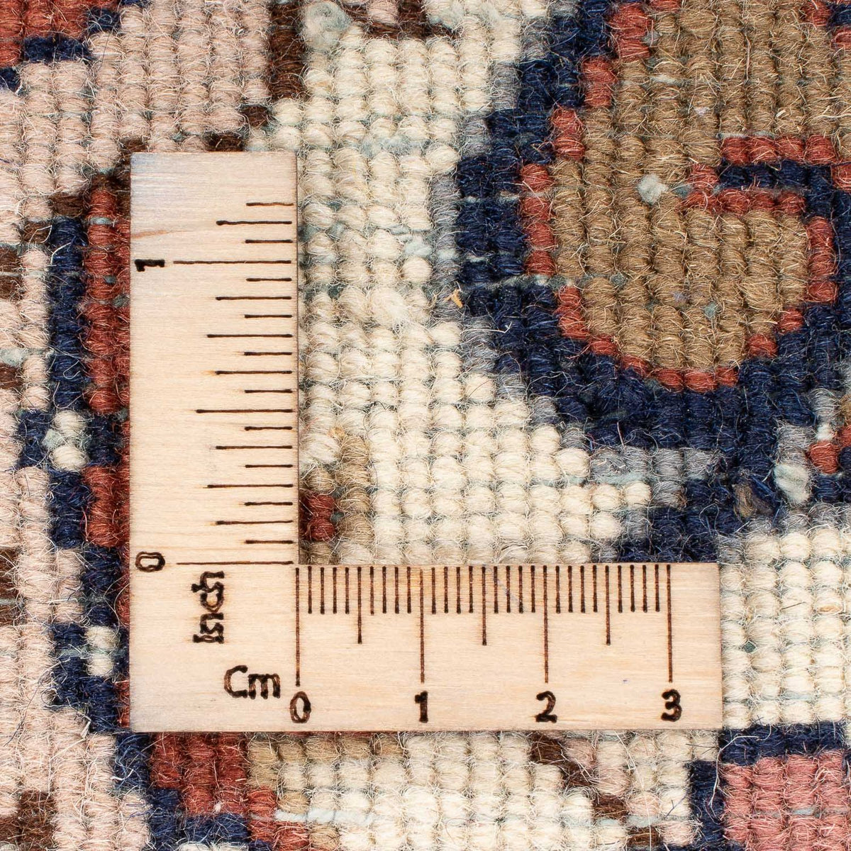 Tapis oriental - Indus ronde  - 245 x 245 cm - saumon