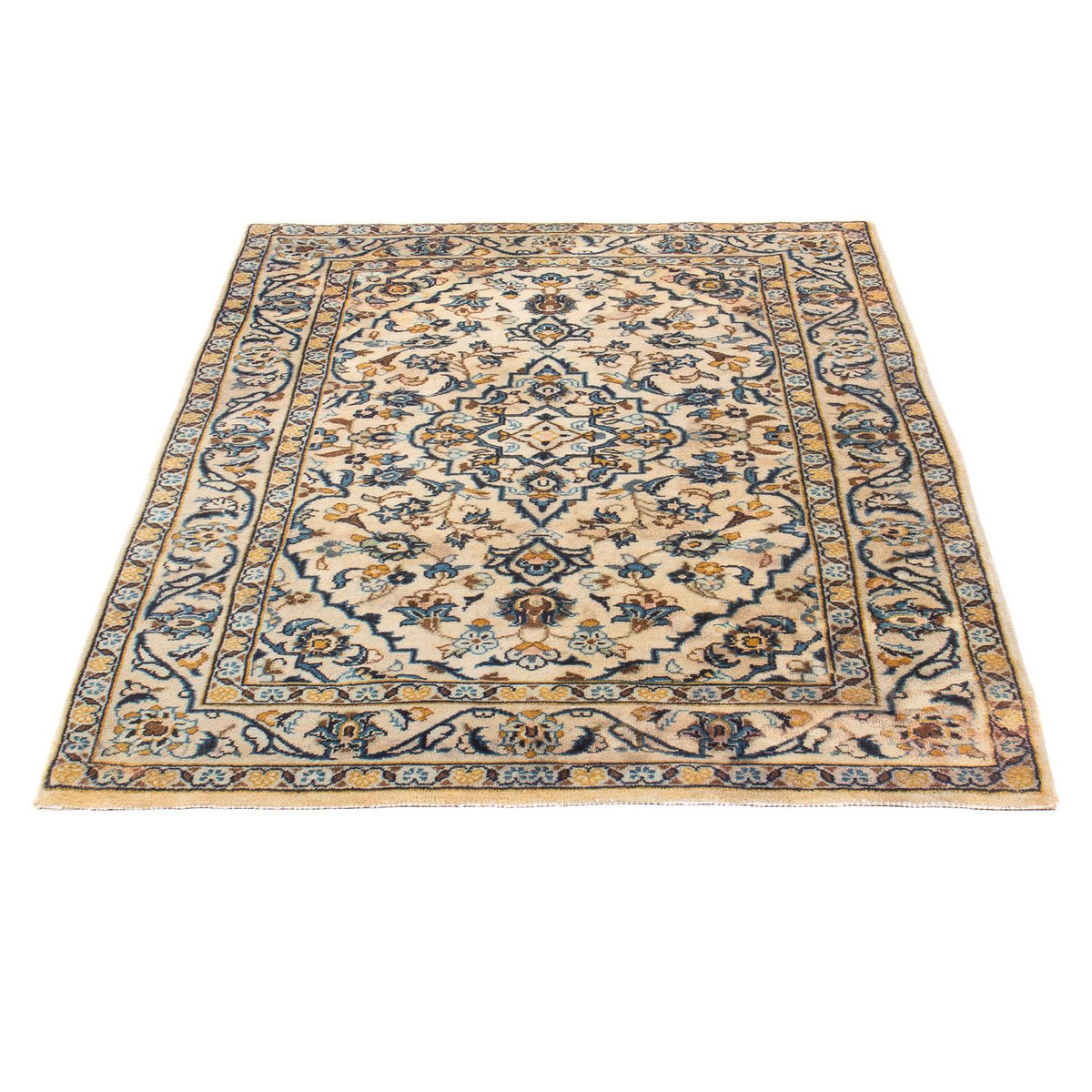 Tapis persan - Keshan - 150 x 100 cm - beige