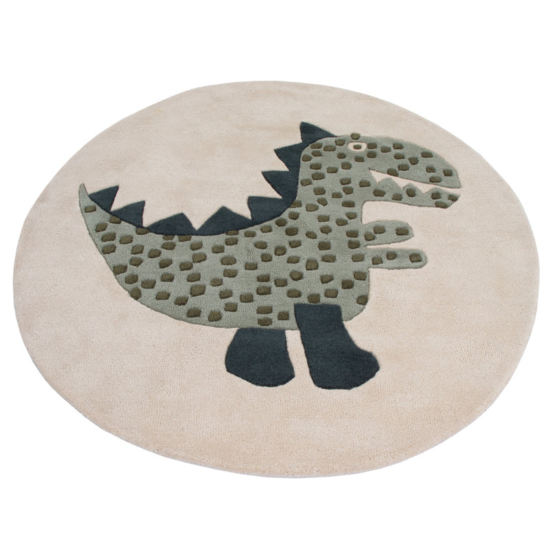 Dinosaure Tapis Enfant Rond