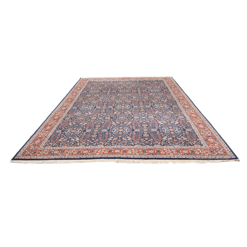 Tapis oriental - Hereke - 363 x 237 cm - bleu foncé
