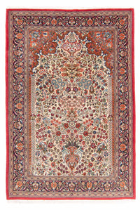 Tapis persan - Ghom - 200 x 137 cm - beige
