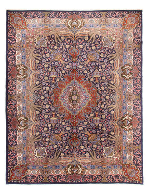 Tapis persan - Classique - 388 x 298 cm - bleu foncé