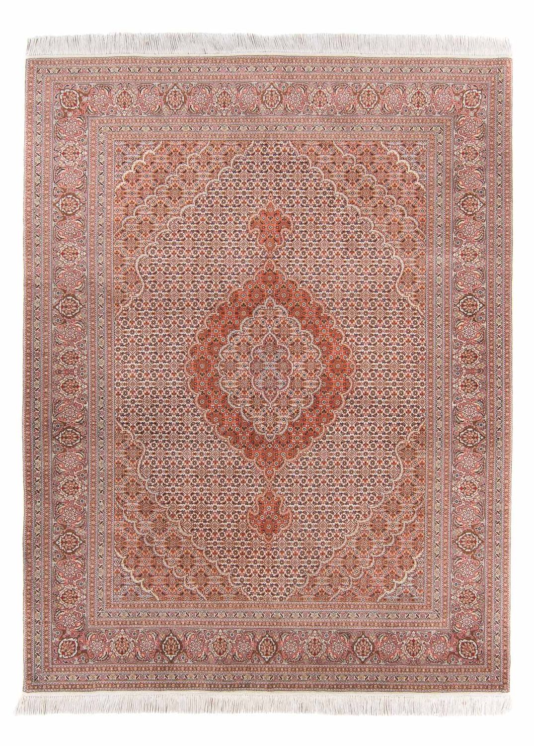 Tapis persan - Tabriz - Royal - 210 x 152 cm - marron