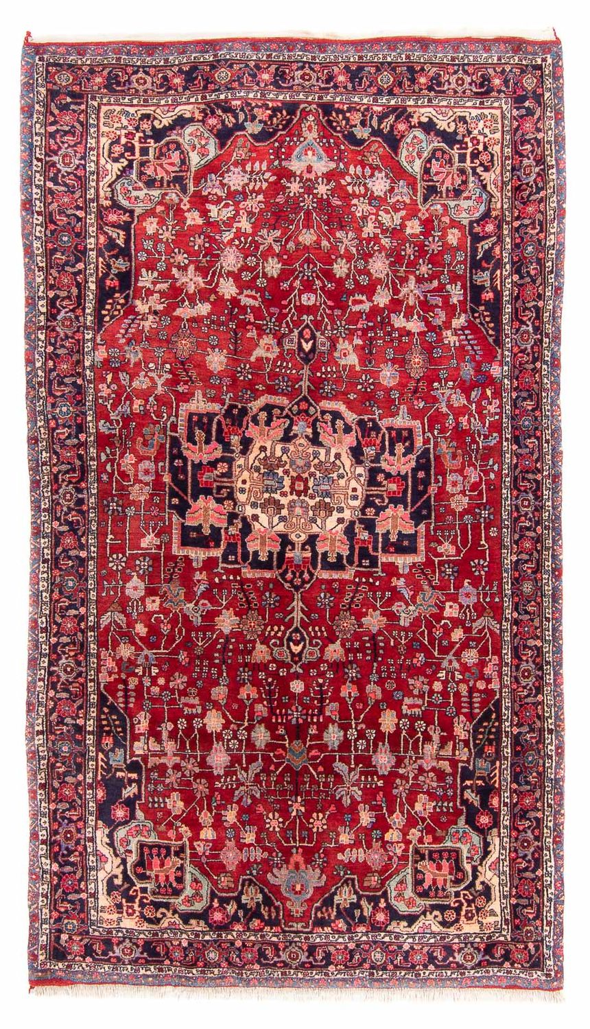 Tapis persan - Bidjar - 260 x 149 cm - rouge