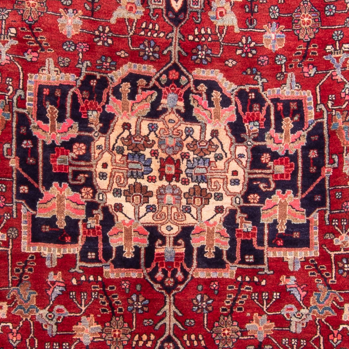 Tapis persan - Bidjar - 260 x 149 cm - rouge
