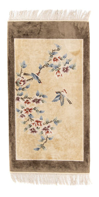 Tapis en soie - Soie chinoise - 120 x 61 cm - or