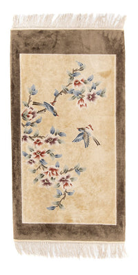 Tapis en soie - Soie chinoise - 120 x 61 cm - or