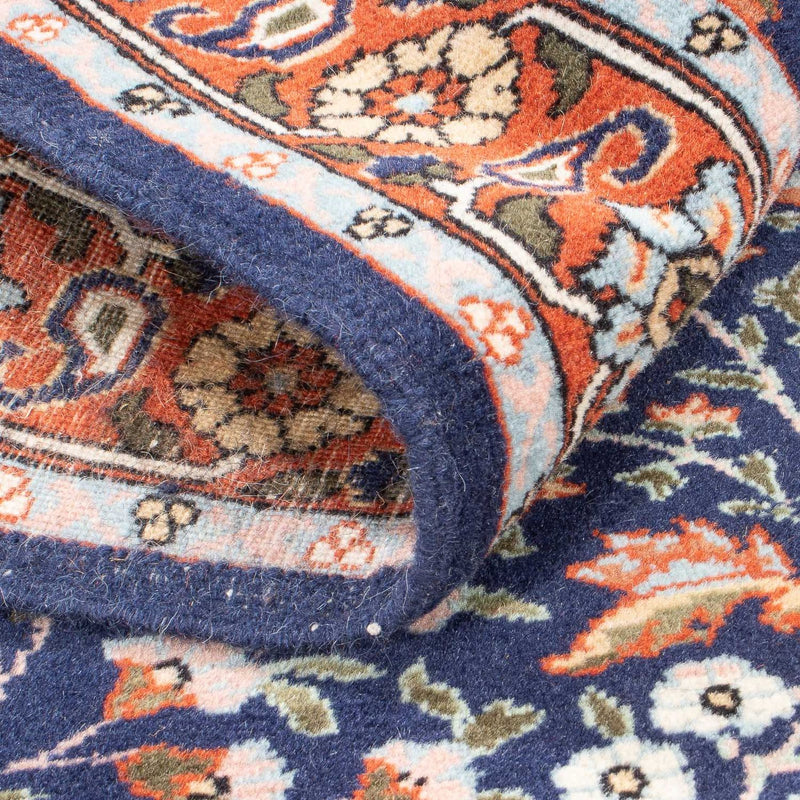 Tapis oriental - Hereke - 107 x 82 cm - bleu foncé