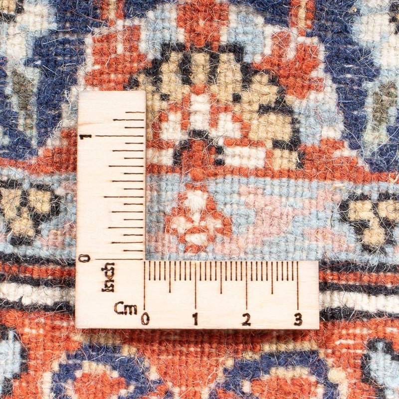 Tapis oriental - Hereke - 107 x 82 cm - bleu foncé