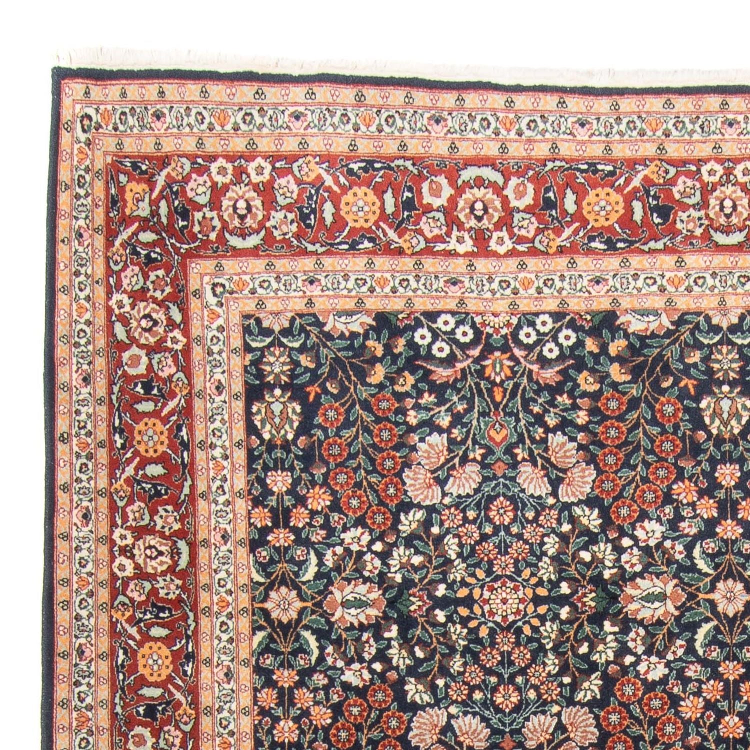 Tapis oriental - Hereke - 285 x 202 cm - marron foncé