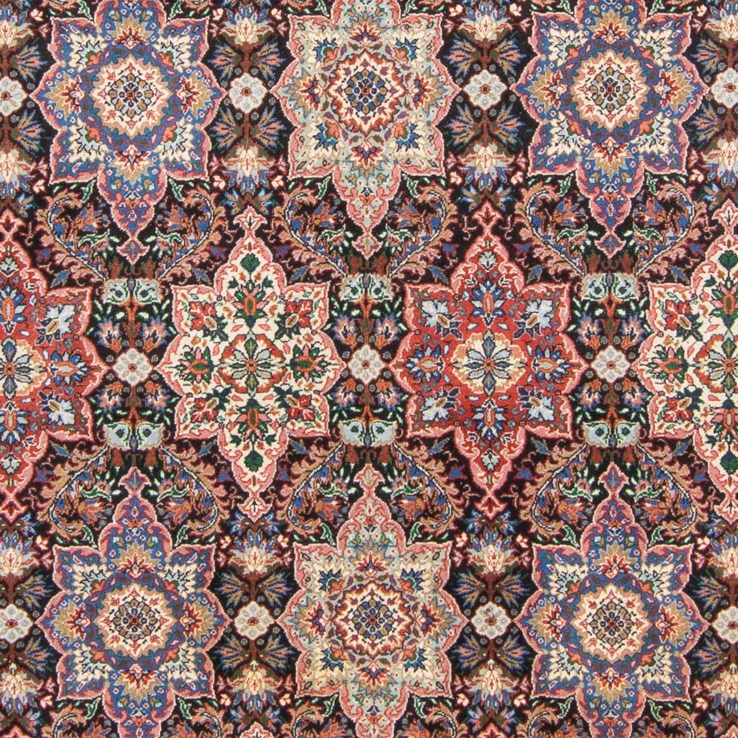 Tapis oriental - Hereke - 252 x 176 cm - bleu foncé
