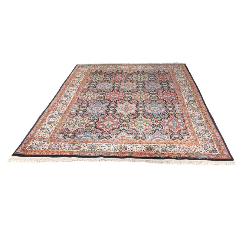 Tapis oriental - Hereke - 252 x 176 cm - bleu foncé