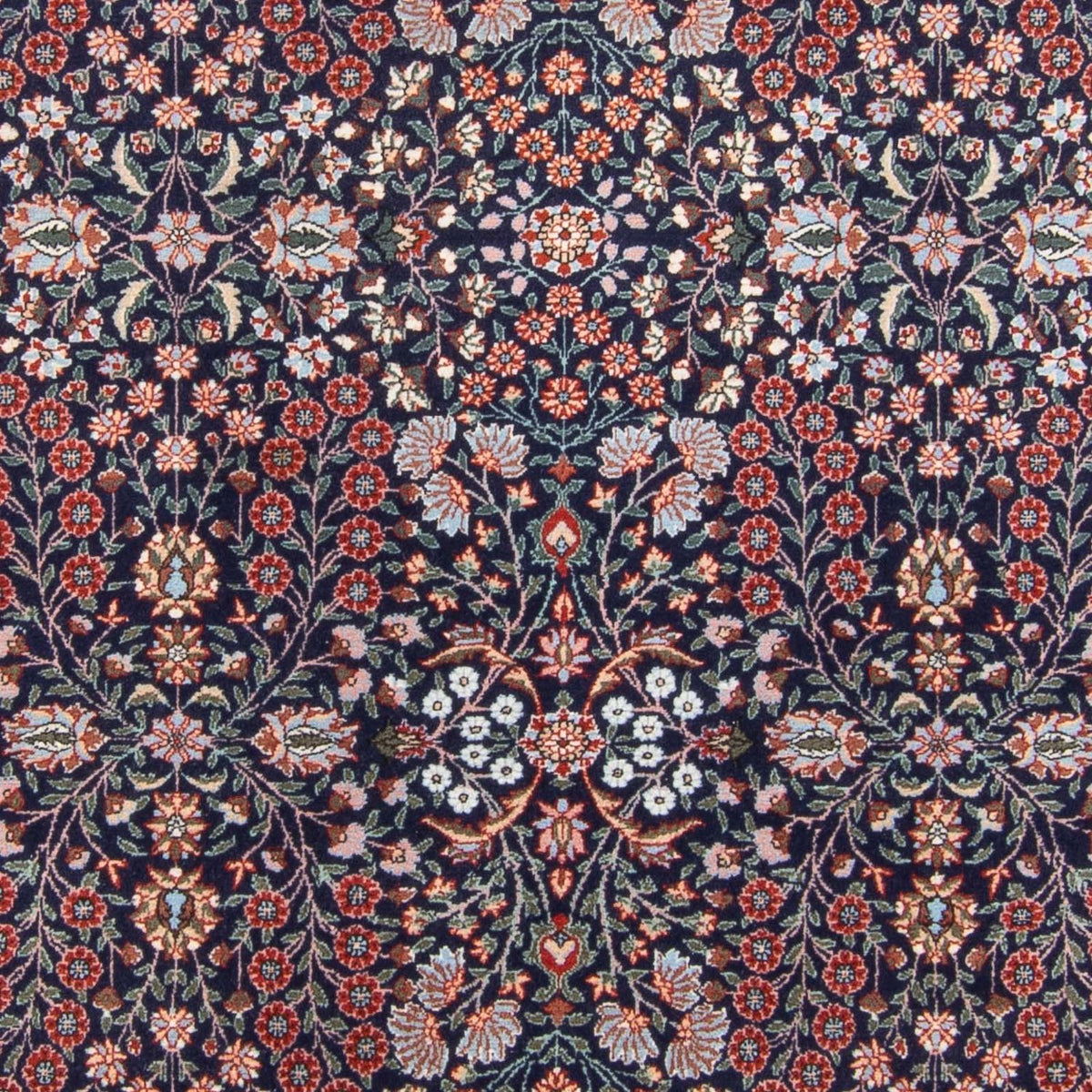 Tapis oriental - Hereke - 230 x 176 cm - bleu foncé