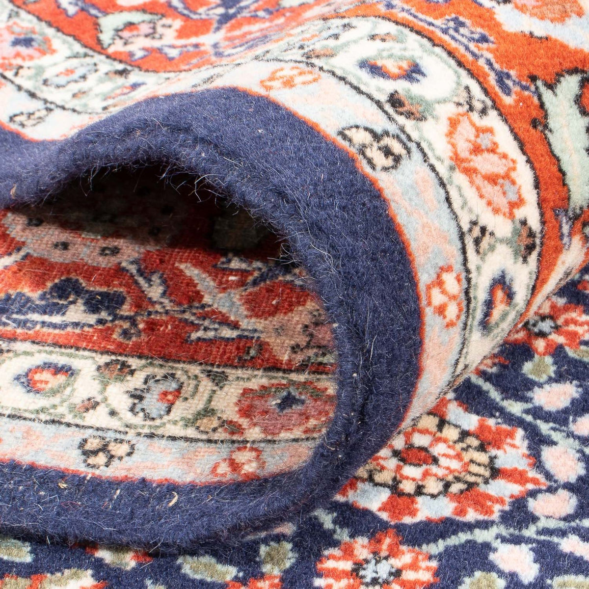 Tapis oriental - Hereke - 230 x 176 cm - bleu foncé