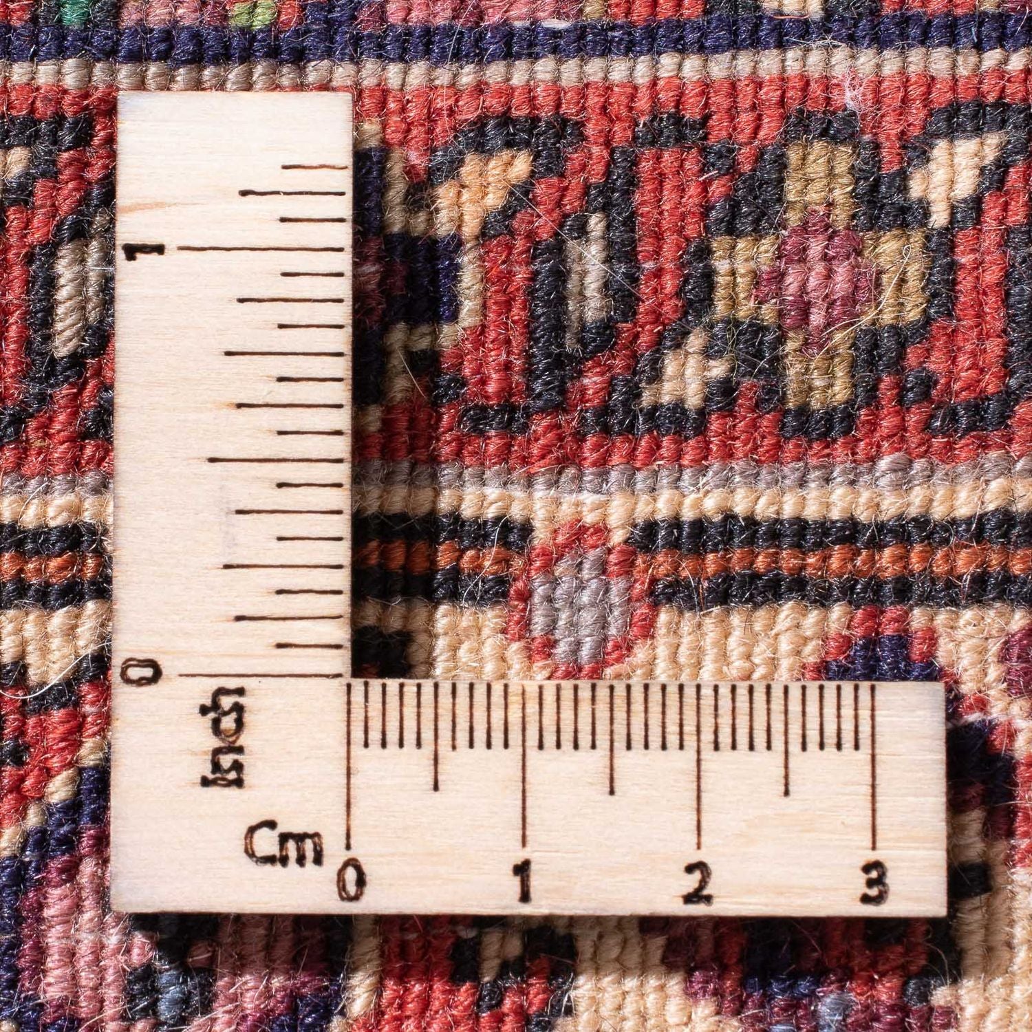 Tapis persan - Bidjar - 105 x 75 cm - rouge