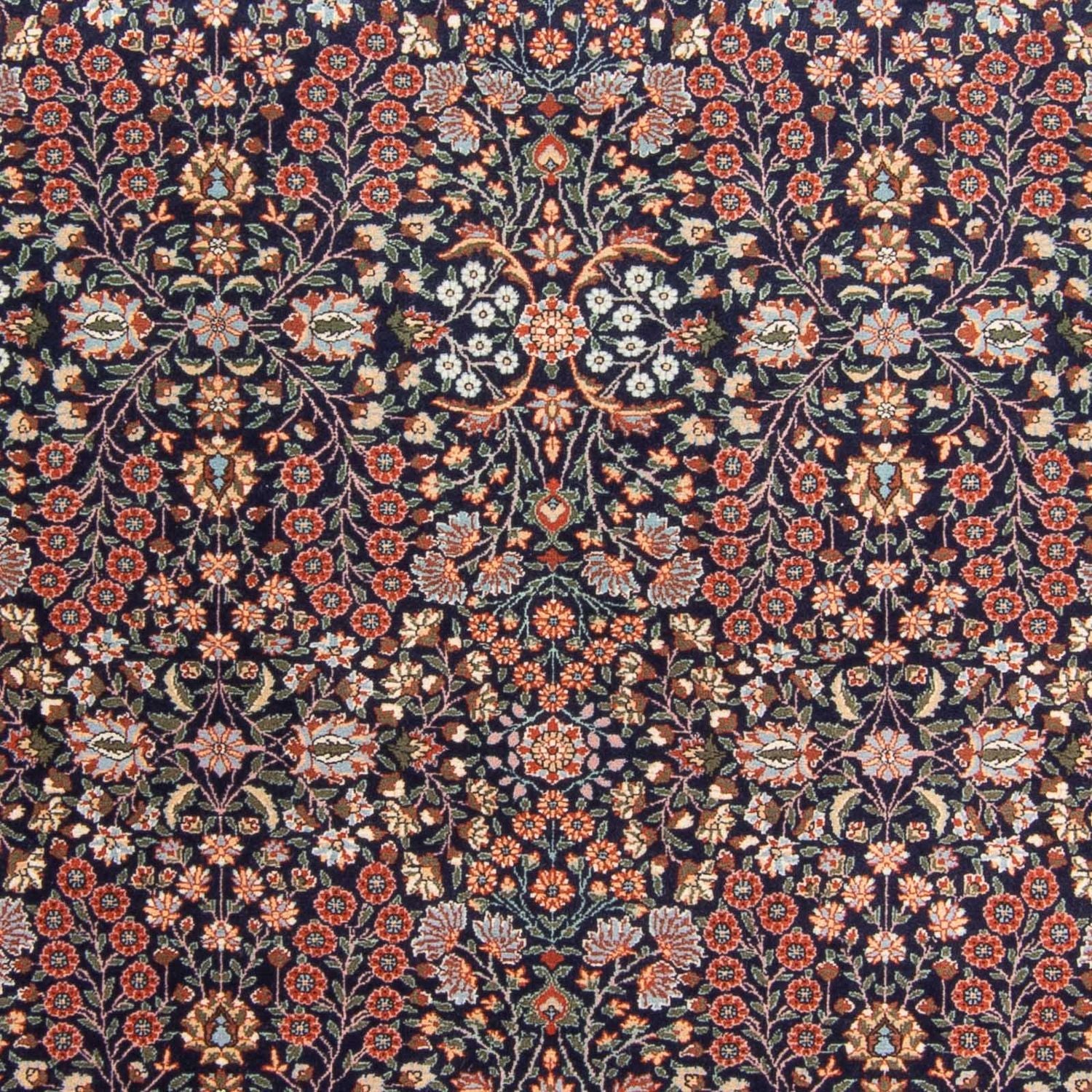 Tapis oriental - Hereke - 290 x 187 cm - bleu foncé