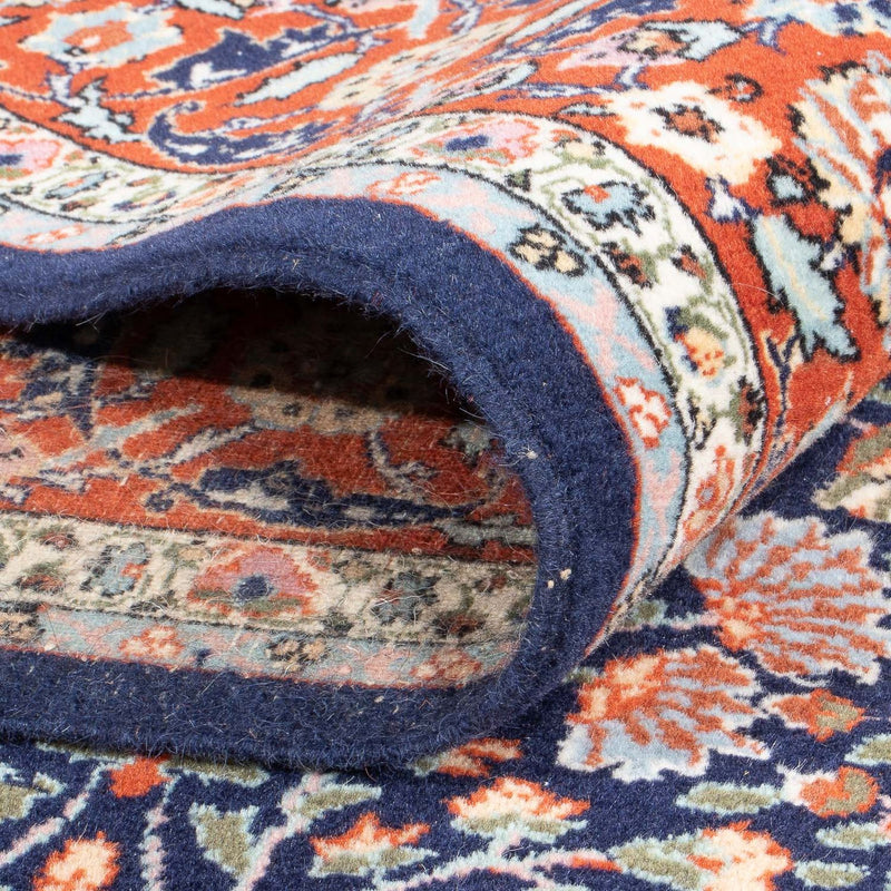 Tapis oriental - Hereke - 290 x 187 cm - bleu foncé