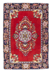 Tapis persan - Tabriz - 98 x 65 cm - rouge