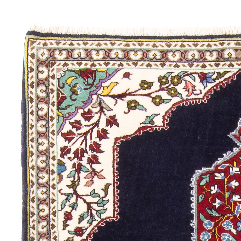 Tapis persan - Tabriz - Royal - 96 x 76 cm - bleu foncé