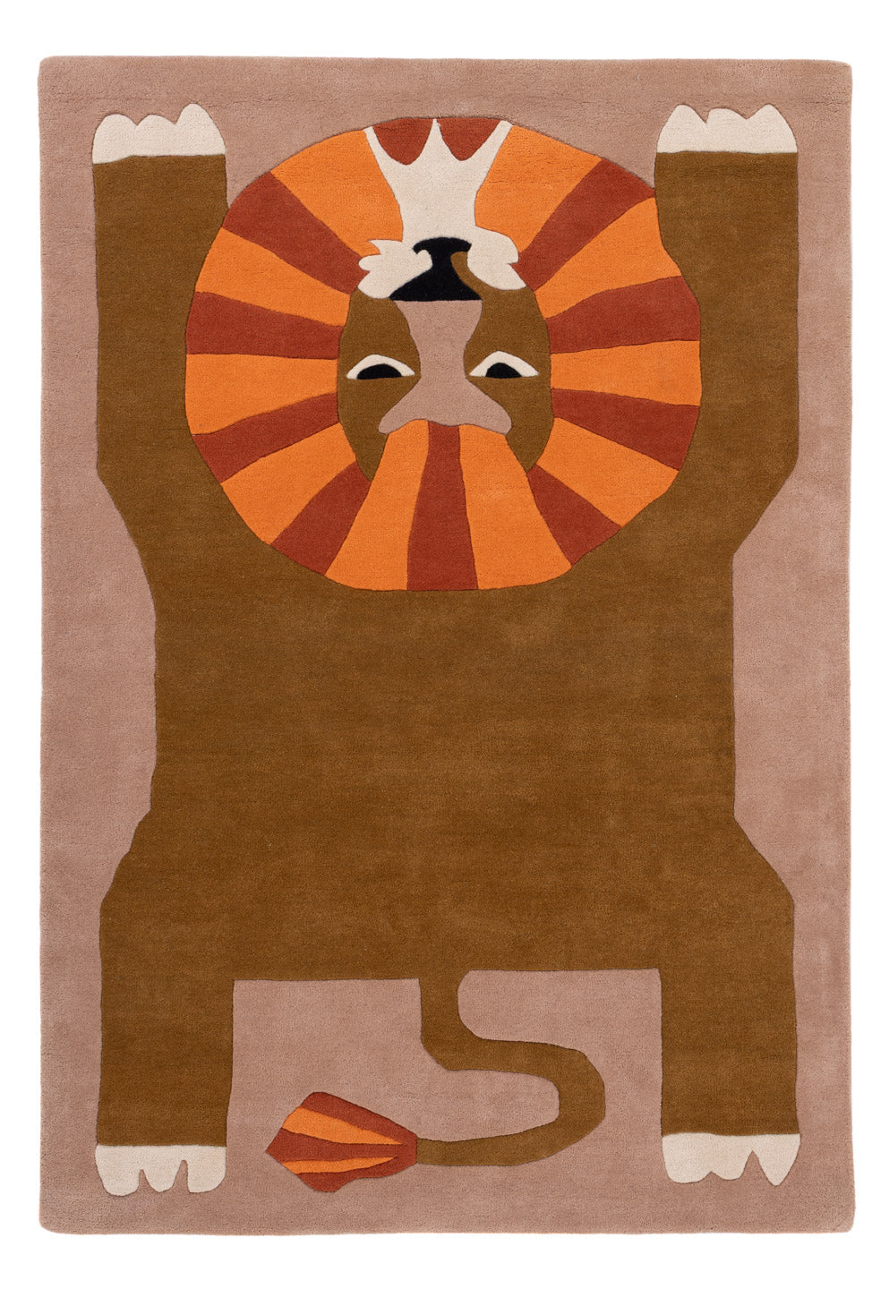Lion Endormi Tapis Enfant