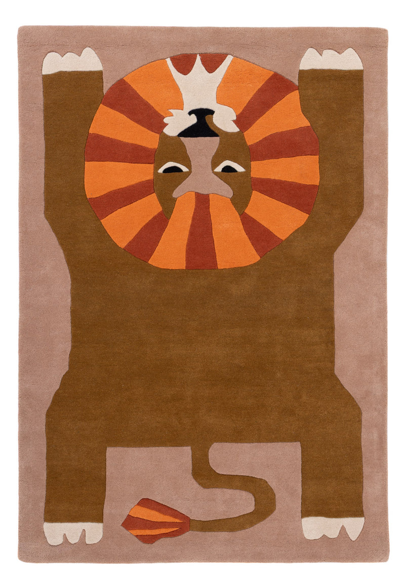 Lion Endormi Tapis Enfant