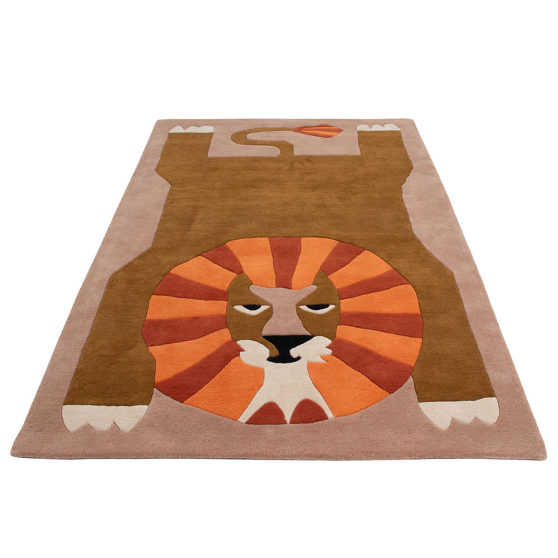 Lion Endormi Tapis Enfant