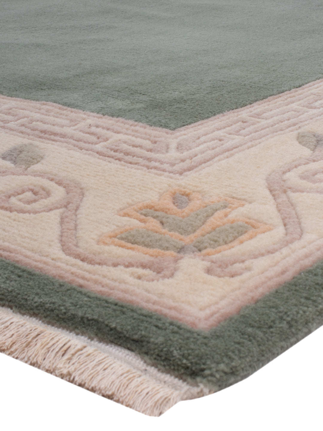 China Teppich - 250 x 200 cm - olivgrün