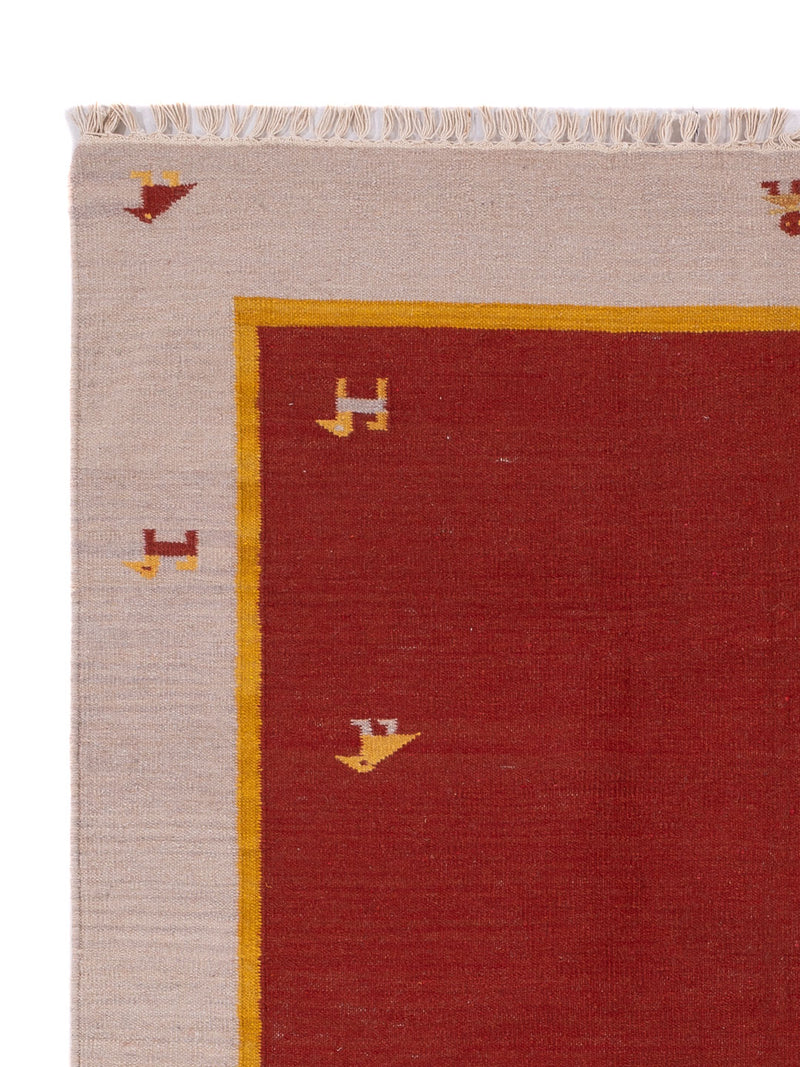 Tapis Kelim - Tendance - 200 x 140 cm - caramel