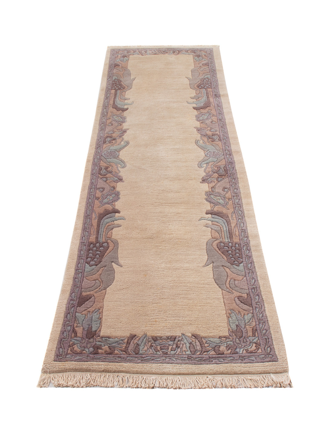 Tapis de couloir Tapis Népalais - 265 x 75 cm - caramel