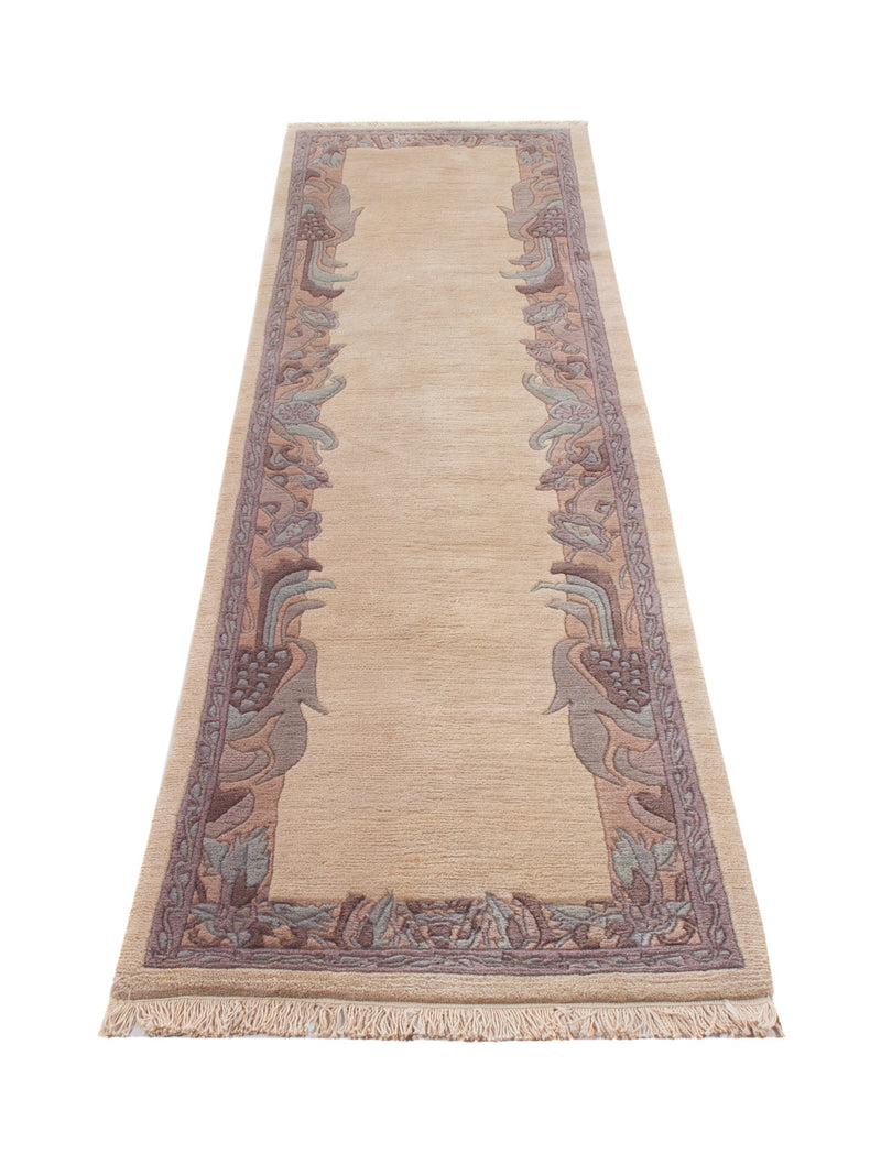 Tapis de couloir Tapis Népalais - 265 x 75 cm - caramel