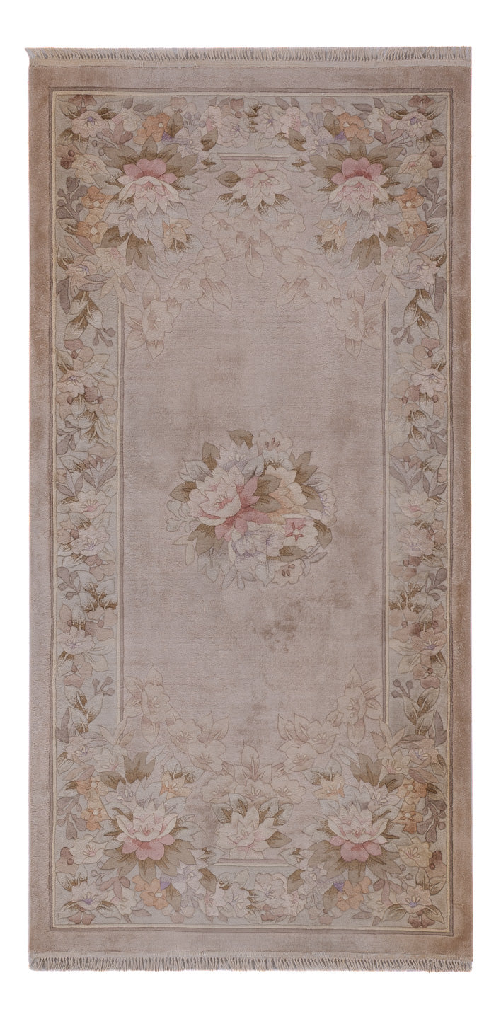 Tapis en soie - Soie chinoise - 140 x 70 cm - caramel