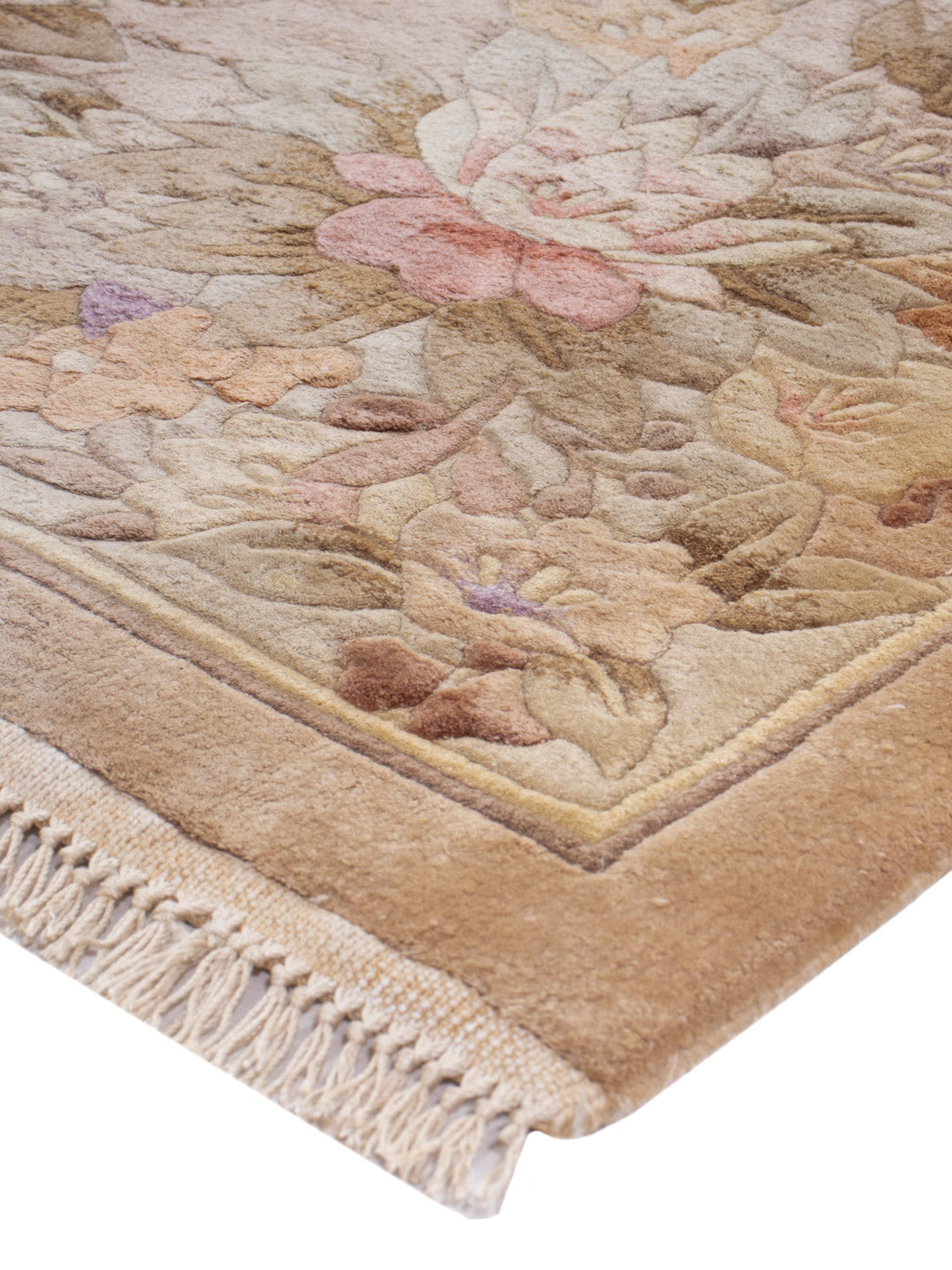 Tapis en soie - Soie chinoise - 140 x 70 cm - caramel