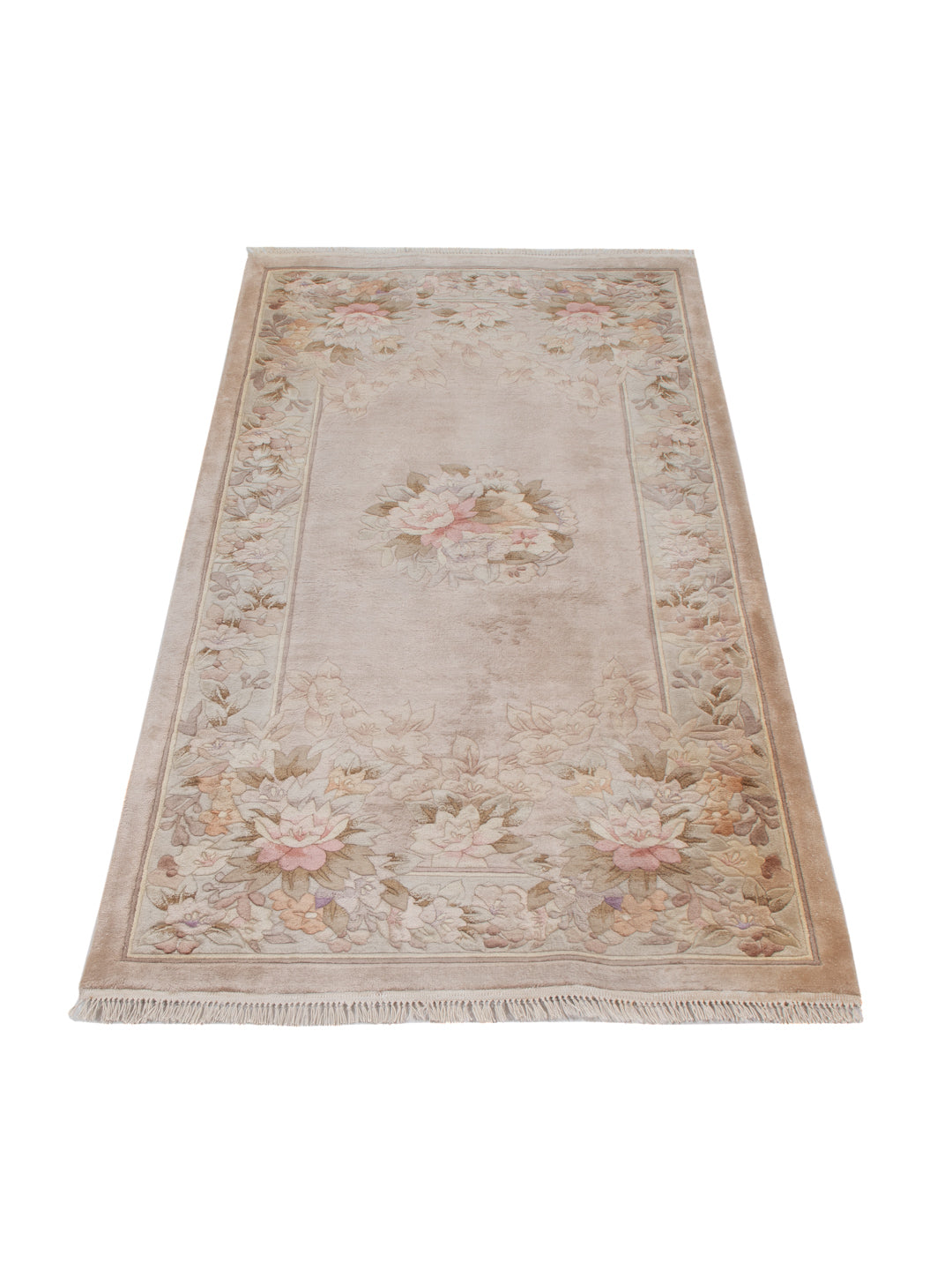 Tapis en soie - Soie chinoise - 140 x 70 cm - caramel