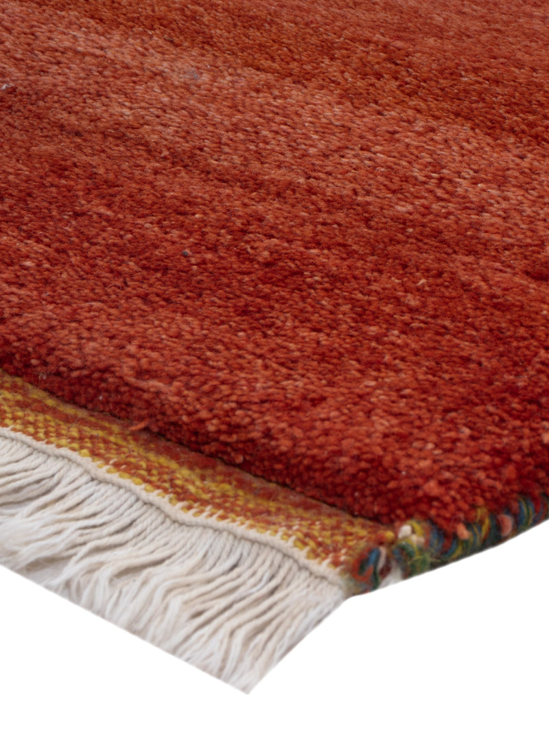 Tapis Gabbeh - Indus - 140 x 70 cm - caramel