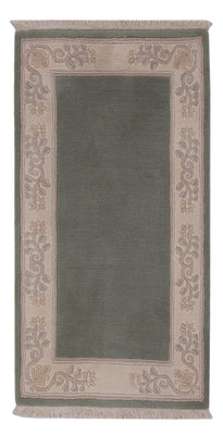 China Teppich - 140 x 70 cm - olivgrün