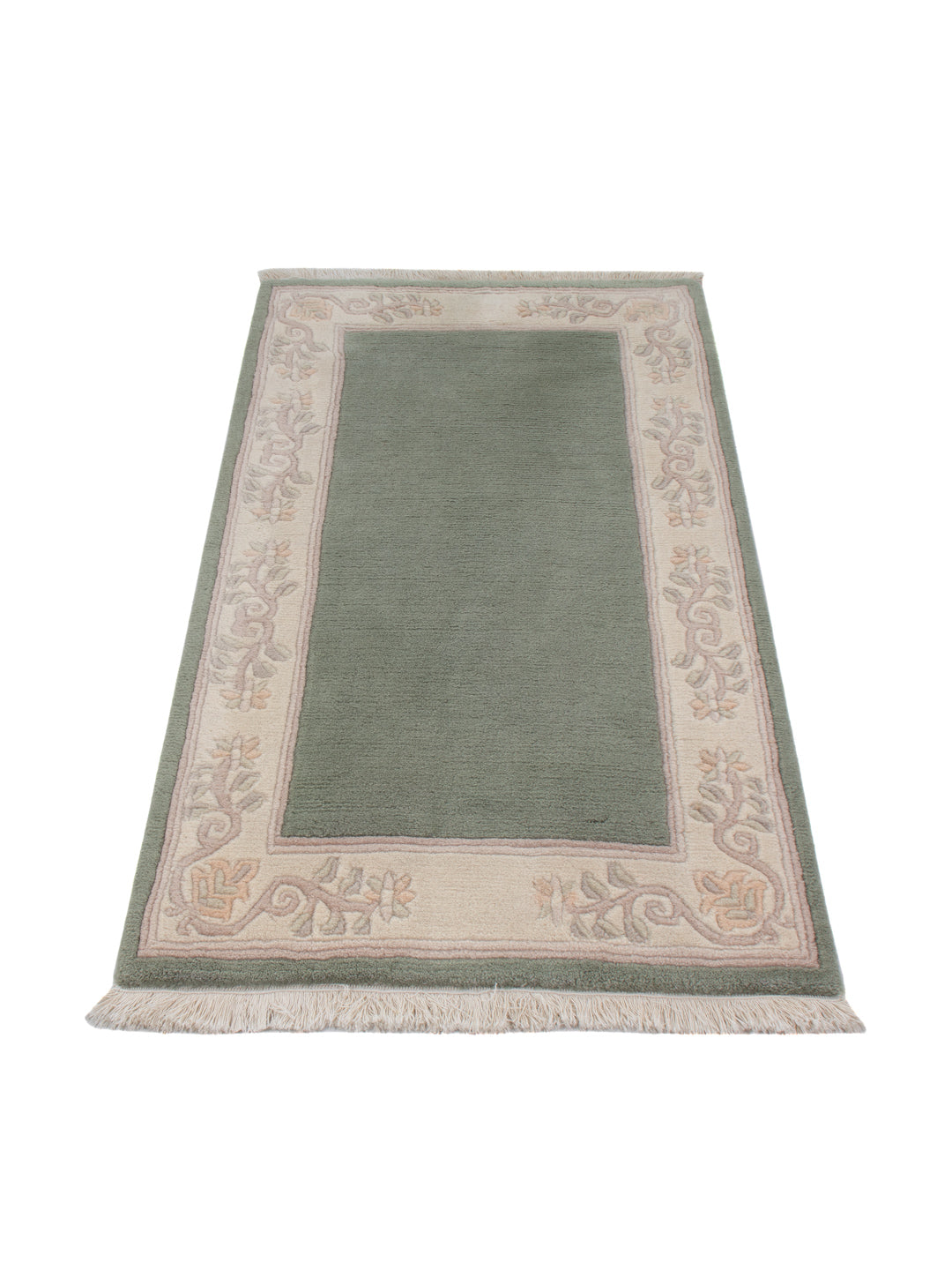 China Teppich - 140 x 70 cm - olivgrün