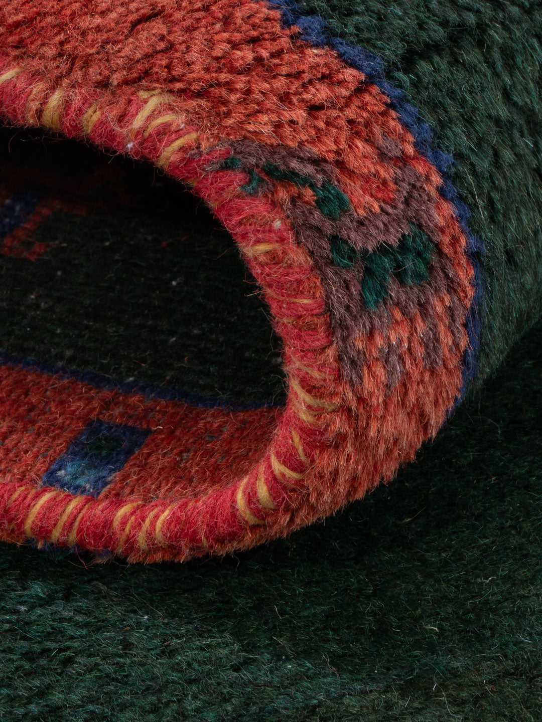 Tapis de couloir Tapis Gabbeh - Indus - 200 x 75 cm - caramel