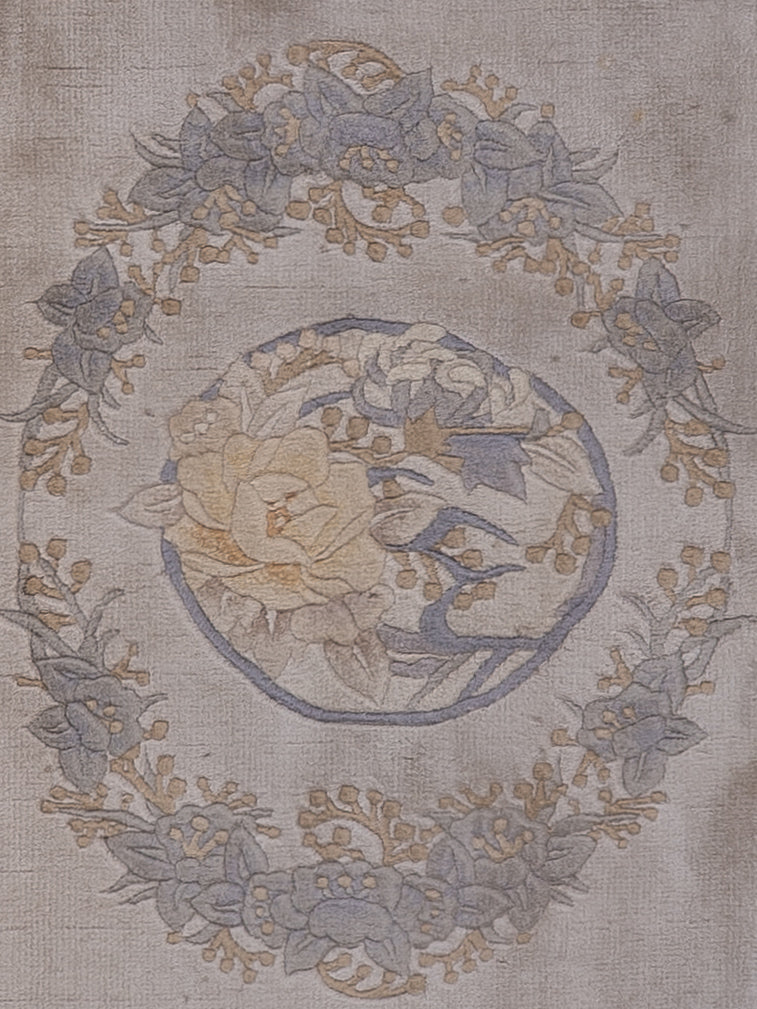 Tapis en soie - Soie chinoise - 140 x 70 cm - caramel