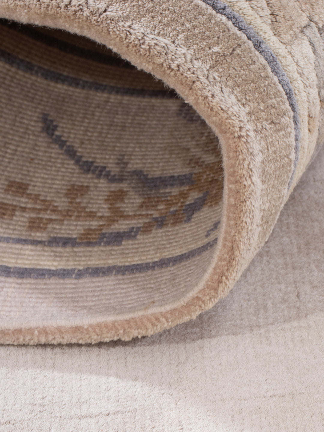 Tapis en soie - Soie chinoise - 140 x 70 cm - caramel