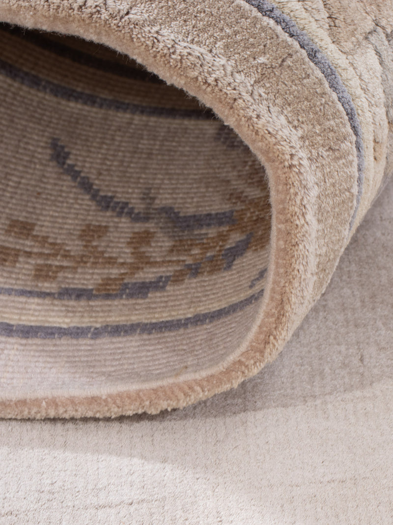 Tapis en soie - Soie chinoise - 140 x 70 cm - caramel