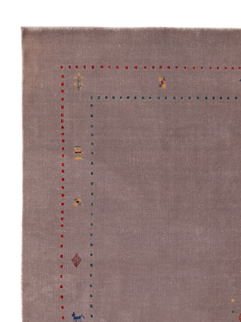 Gabbeh Teppich - Loribaft Softy - 240 x 170 cm - taupe