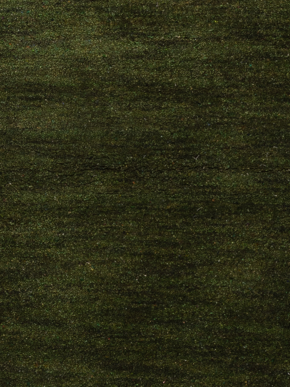 Gabbeh Teppich - Loribaft Softy - 150 x 100 cm - dunkelgrün