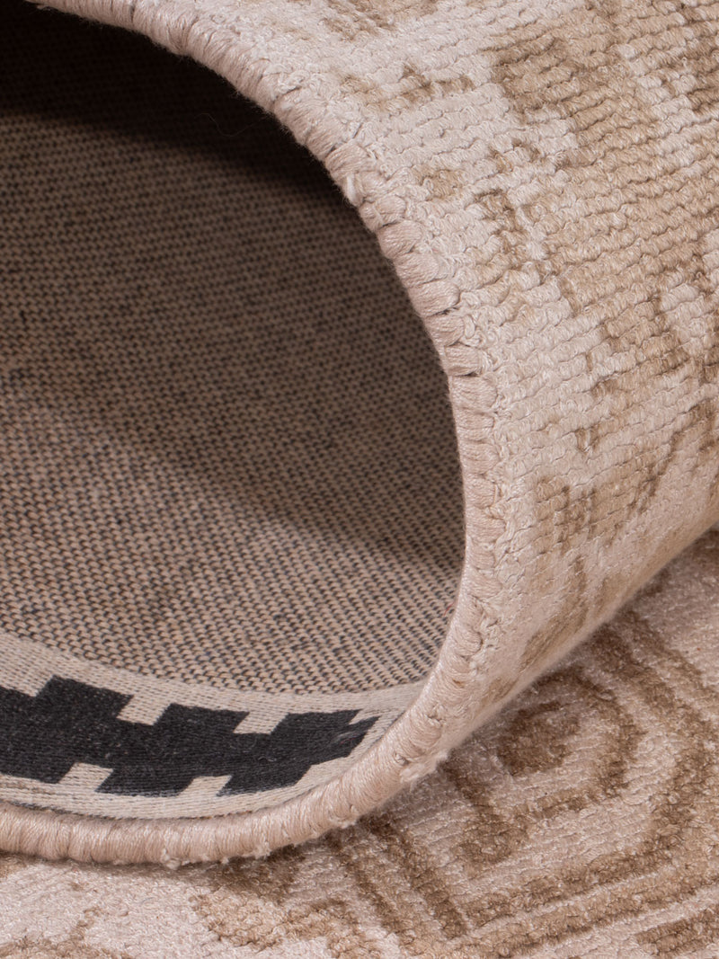 Läufer Viskose - 240 x 80 cm - gold