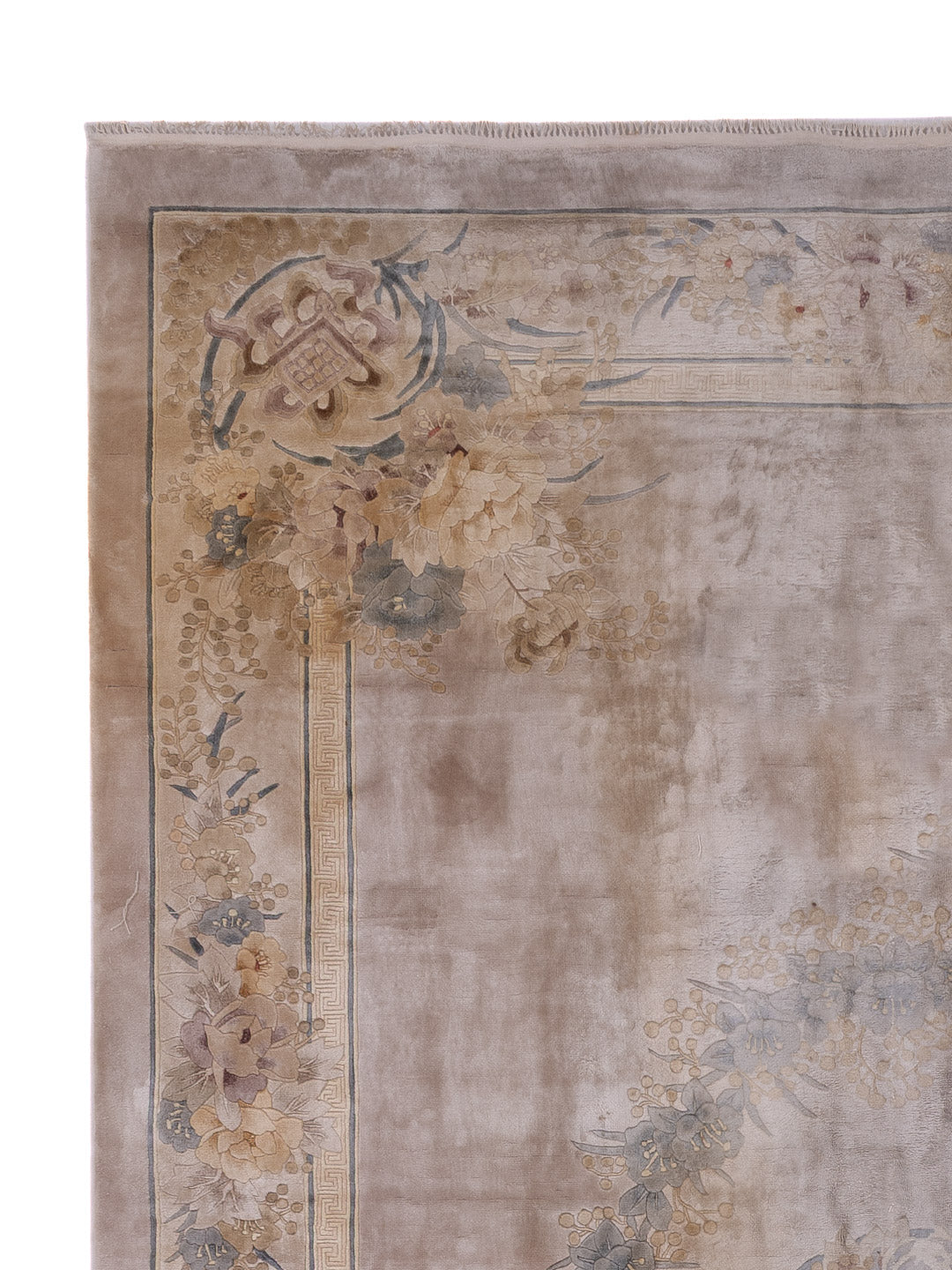 Tapis en soie - Soie chinoise - 305 x 190 cm - caramel