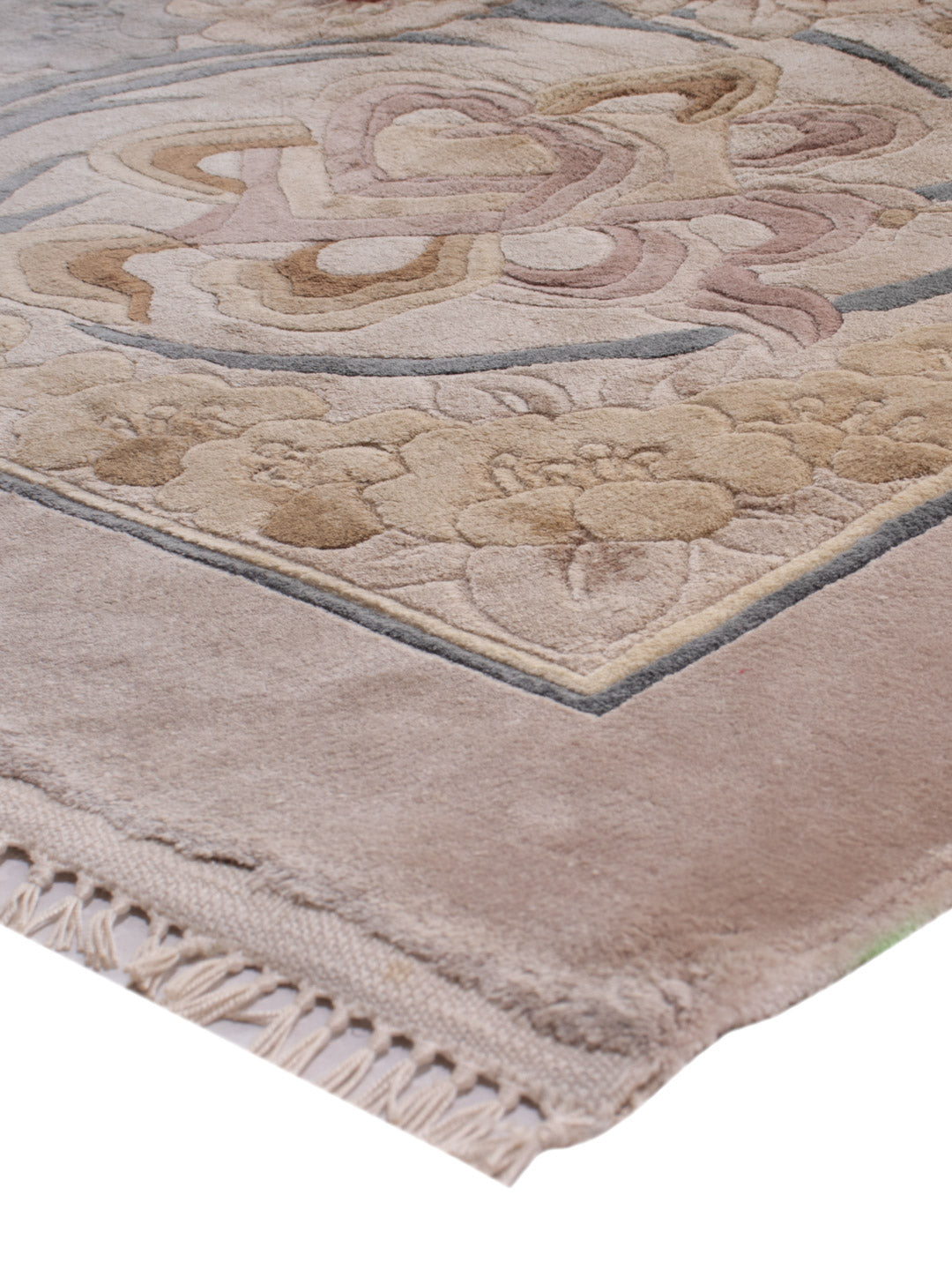 Tapis en soie - Soie chinoise - 305 x 190 cm - caramel