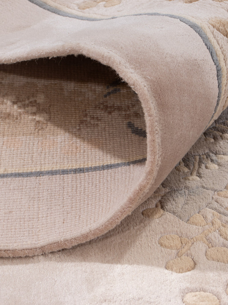 Tapis en soie - Soie chinoise - 305 x 190 cm - caramel