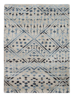 Gabbeh Teppich - Indus - 90 x 60 cm - hellblau