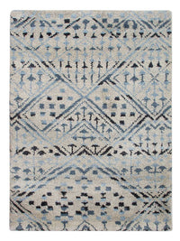Gabbeh Teppich - Indus - 90 x 60 cm - hellblau